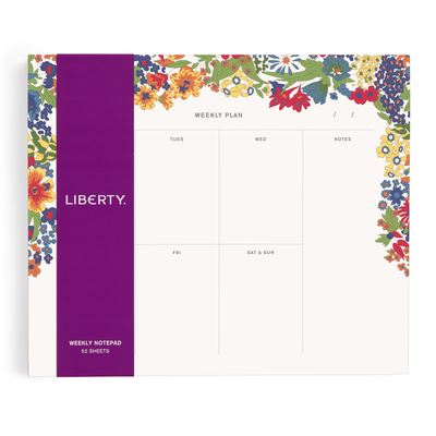 Liberty Margaret Annie Weekly Notepad - Liberty Margaret Annie Weekly Notepad - Books - Galison - 9780735379800 - August 31, 2023