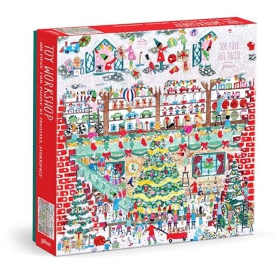 Cover for Galison · Michael Storrings Toy Workshop 500 Piece Foil Puzzle (SPIEL) (2024)