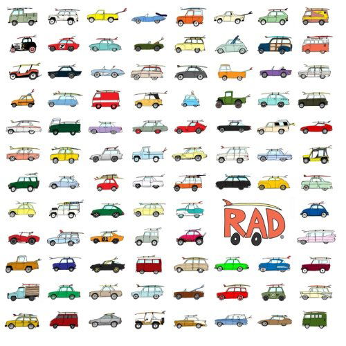 Cover for Kevin Butler · Rad Cars with Rad Surfboards on Them (Paperback Book) (2012)