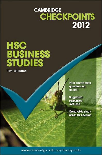 Cover for Tim Williams · Cambridge Checkpoints HSC Business Studies 2012 - Cambridge Checkpoints (Pocketbok) (2011)