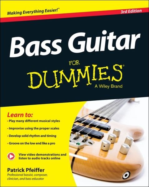 Cover for Pfeiffer · Bass Guitar For Dummies (Bog) [3rd edition] (2014)