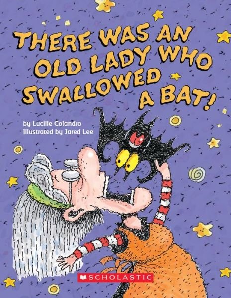 Cover for Lucille Colandro · There Was an Old Lady Who Swallowed a Bat! (Board Book) (Kartongbok) (2017)