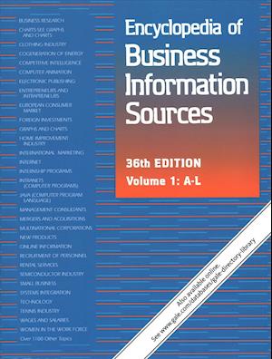 Cover for Gale Research Inc · Encyclopedia of Business Information Sources (Paperback Book) (2019)