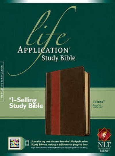 Cover for Tyndale House Publishers · Life Application Study Bible-nlt (Læderbog) [Tan/Brown Imitation] (2013)