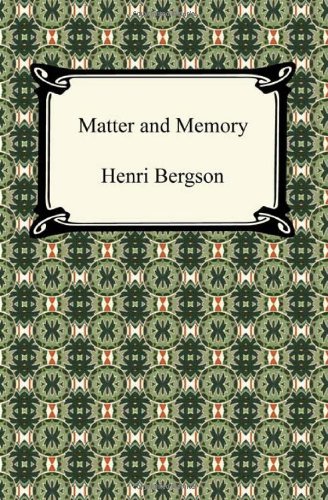 Cover for Henri Louis Bergson · Matter and Memory (Paperback Book) (2010)