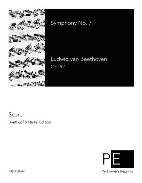 Cover for Ludwig Van Beethoven · Symphony No. 7 (Paperback Book) (2014)