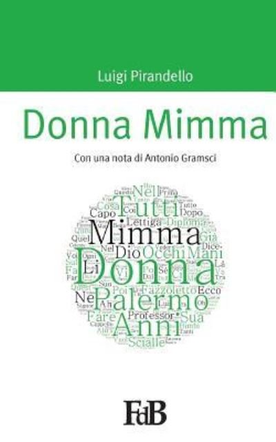 Cover for Antonio Gramsci · Donna Mimma (Pocketbok) (2015)