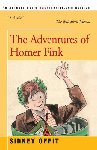 Cover for Sidney Offit · The Adventures of Homer Fink (Paperback Book) (2000)