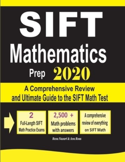 SIFT Mathematics Prep 2020 - Ava Ross - Books - Effortless Math Education - 9781646124800 - March 31, 2020
