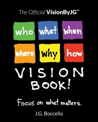 Cover for J G Boccella · The Official VisionByJG (TM) VisionBook! (Paperback Bog) (2019)