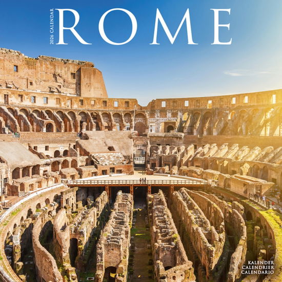 Cover for Rome Calendar 2026  Square Travel Wall Calendar - 16 Month (Calendar) (2025)