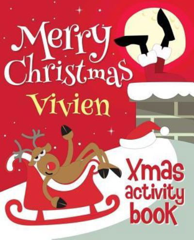 Cover for Xmasst · Merry Christmas Vivien - Xmas Activity Book (Paperback Book) (2017)