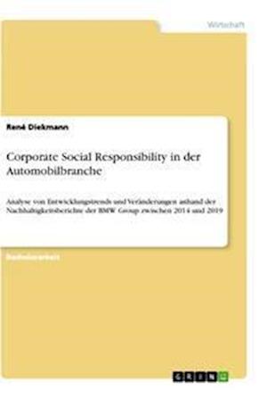 Cover for Rene Diekmann · Corporate Social Responsibility in der Automobilbranche (Paperback Book) (2021)
