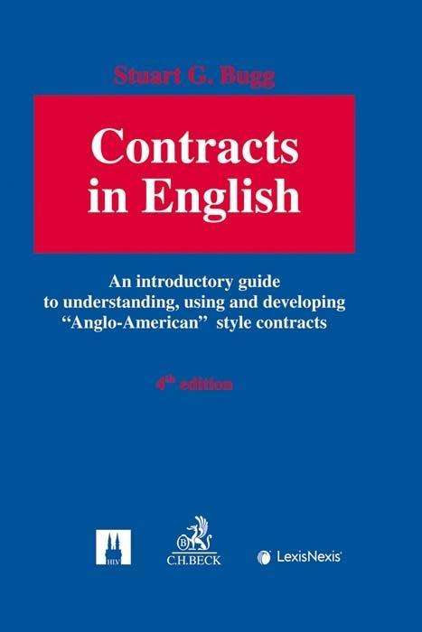 Cover for Bugg · Contracts in English (Buch)