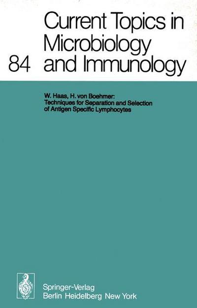 Cover for W. Arber · Current Topics in Microbiology and Immunology: Volume 84 - Current Topics in Microbiology and Immunology (Taschenbuch) [Softcover reprint of the original 1st ed. 1978 edition] (2012)