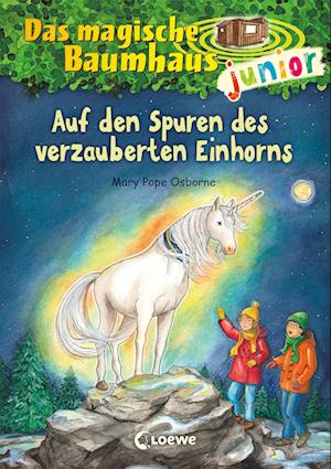 Cover for Mary Pope Osborne · Das magische Baumhaus junior (Band 33) - Auf den Spuren des verzauberten Einhorns (Bok) (2023)