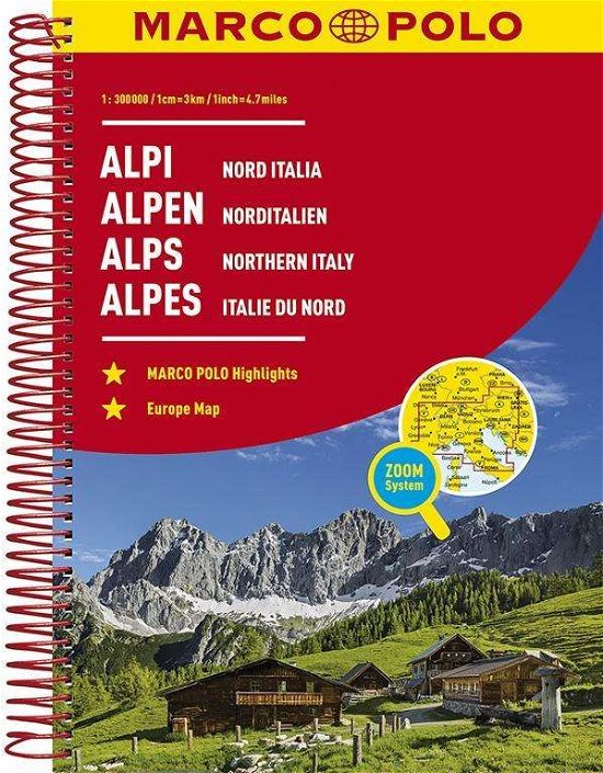 Cover for Marco Polo · Marco Polo: Marco Polo Alpen Norditalien Atlas (Spiralbuch) (2019)