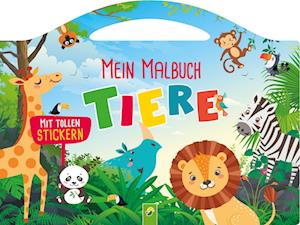 Cover for Schwager und Steinlein · Mein Malbuch Tiere (Taschenbuch) (2022)