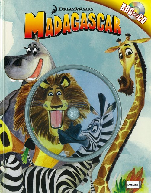 Cover for DreamWorks · Bog med cd.: Madagascar (CD/BOK) [1:a utgåva] (2005)