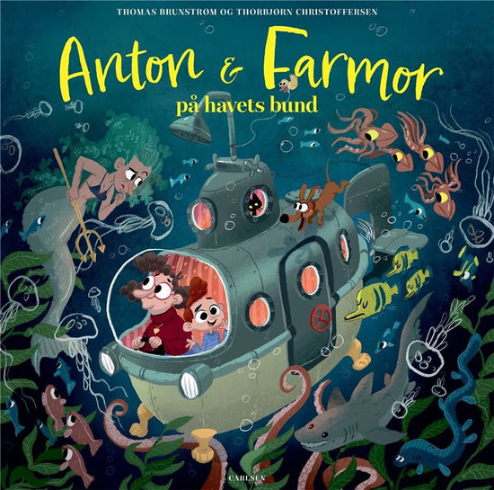 Cover for Thomas Brunstrøm · Anton og farmor: Anton og farmor på havets bund (Innbunden bok) [1. utgave] (2022)