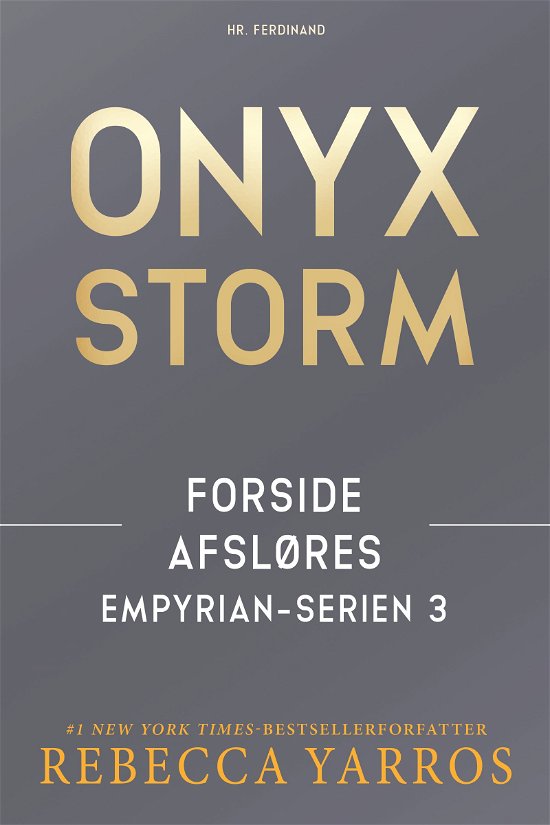 Cover for Rebecca Yarros · Empyrian: Onyx Storm (Paperback Bog) [1. udgave] (2025)