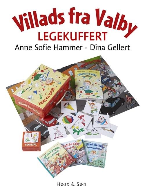 Villads fra Valby-bøgerne: Villads fra Valby - legekuffert - Dina Gellert; Anne Sofie Hammer - Produtos - Høst og Søn - 9788763851800 - 26 de setembro de 2017