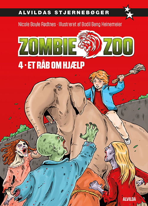 Cover for Nicole Boyle Rødtnes · Zombie zoo: Zombie zoo 4: Et råb om hjælp (Indbundet Bog) [1. udgave] (2018)