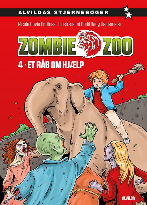 Cover for Nicole Boyle Rødtnes · Zombie zoo: Zombie zoo 4: Et råb om hjælp (Indbundet Bog) [1. udgave] (2018)