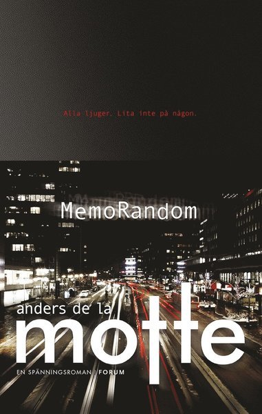 Cover for Anders De la Motte · MemoRandom: MemoRandom (ePUB) (2014)