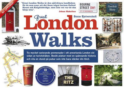 Cover for Bosse Bjelvenstedt · Great London walks (Book) (2018)