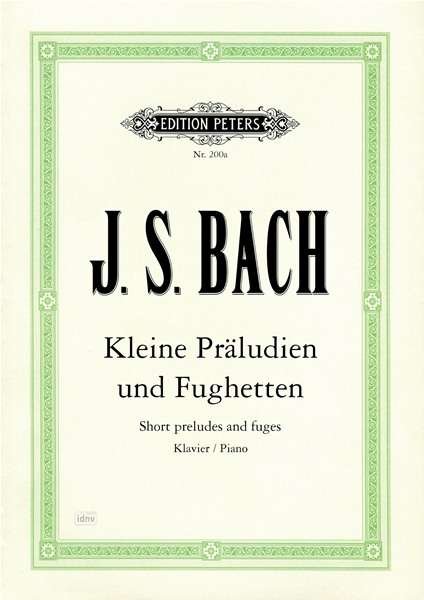 Cover for Johann Sebasti Bach · 24 Short Preludes Fugues (N/A) (2017)
