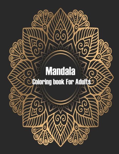 Cover for Mandala Coloring Book · Mandala Coloring Book For Adults (Pocketbok) (2020)