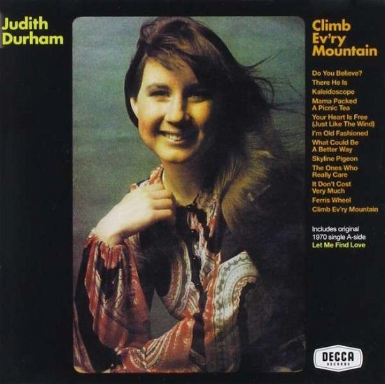 Cover for Judith Durham · Climb Ev'ry Mountain (CD) (2015)