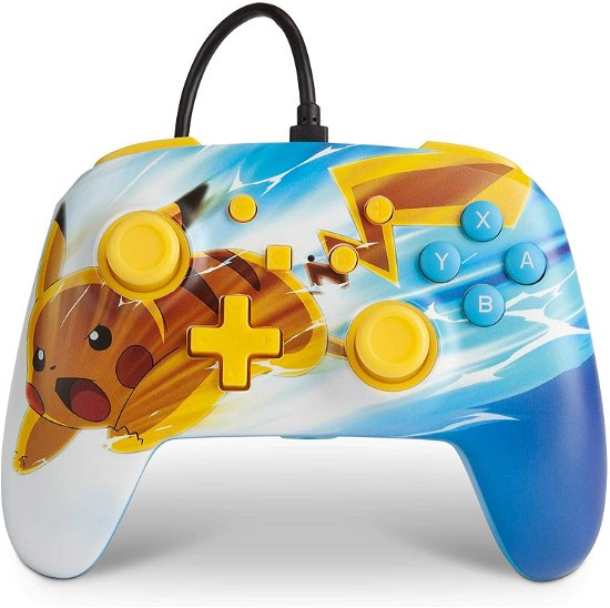 Cover for Switch · Power A - Wired Enhanced Controller Pikachu Charge (SWITCH)