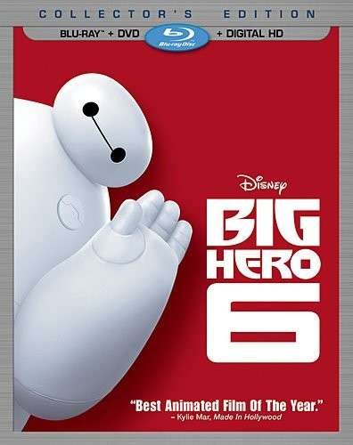 Cover for Big Hero 6 (Blu-ray) (2015)