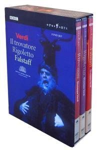 Cover for Giuseppe Verdi · Verdi: Il Trovatore / Rigoletto / Falstaff- Royal Opera House Bryn Terfel (DVD) (2007)