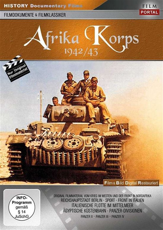 Cover for History Films · Afrika Korps 1942/43 (DVD) (2020)