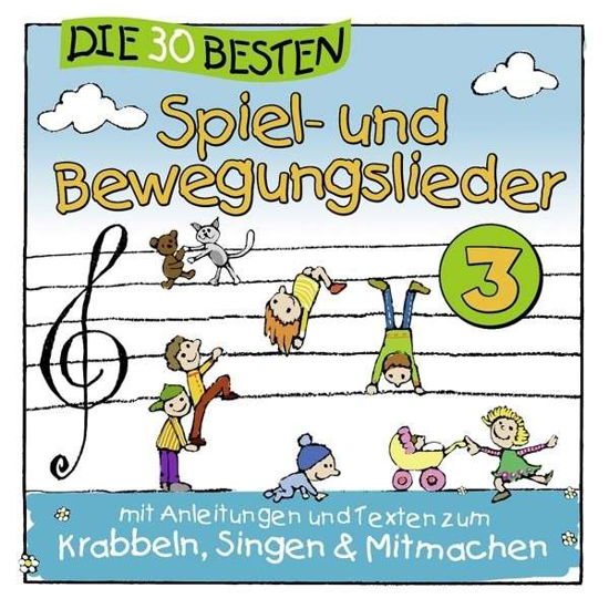 Die 30 Besten Spiel-und Bewegungslieder Vol.3 - Simone Sommerland,karsten Glück & Die Kita-frösche - Musikk - SAMMEL-LABEL - 4260167470801 - 12. september 2014