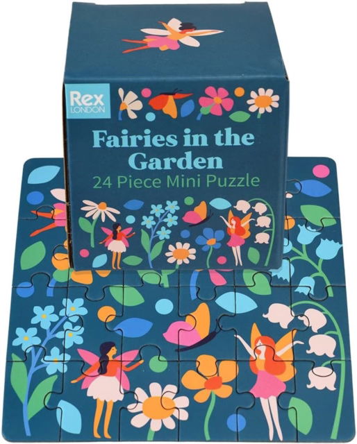 Cover for Mini puzzle - Fairies in the Garden (Paperback Book) (2023)