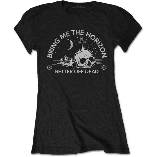 Bring Me The Horizon Ladies T-Shirt: Happy Song - Bring Me The Horizon - Fanituote -  - 5056170643801 - 