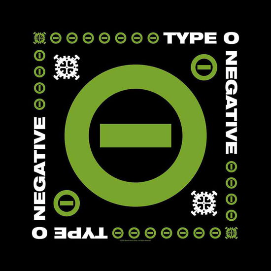 Cover for Type O Negative · Type O Negative Unisex Bandana: Negative Symbol (Black) (MERCH) (2022)