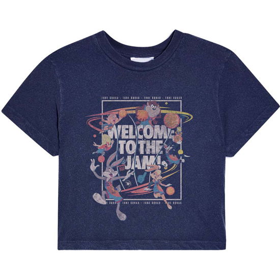 Space Jam Ladies T-Shirt: Space Jam 2: Welcome To The Jam (Cropped) - Space Jam - Koopwaar -  - 5056368660801 - 