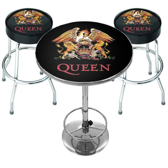 Classic Crest Bar Set (Table & 2 X Bar Stools) - Queen - Koopwaar - ROCK SAX - 5060937964801 - 1 juni 2021