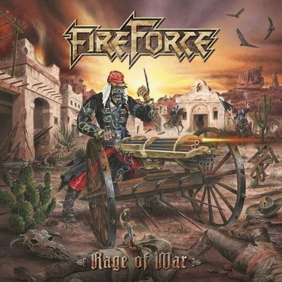 Cover for Fireforce · Rage of War (Red Vinyl) (LP) [Limited edition] (2021)