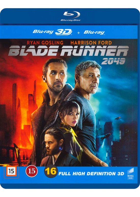 Cover for Harrison Ford / Ryan Gosling · Blade Runner 2049 (3D Blu-ray/BD) [3D edition] (2018)