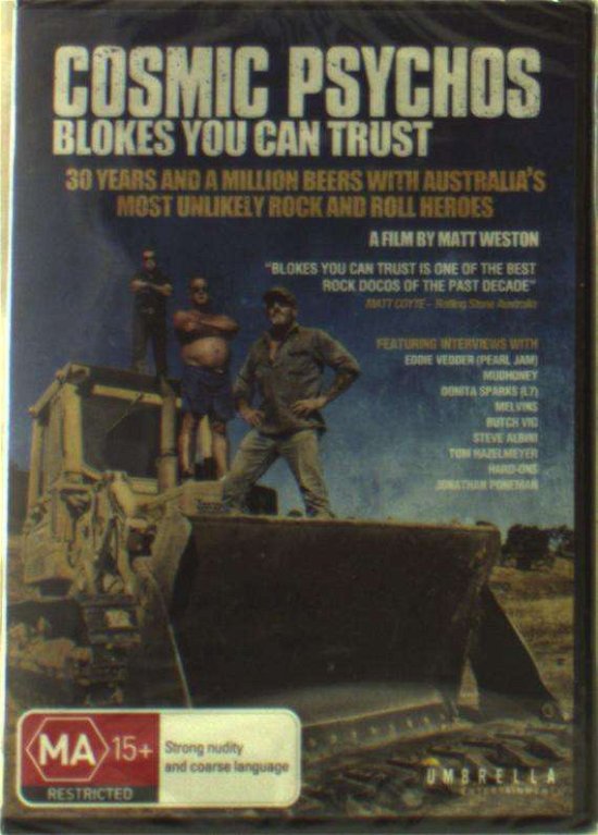 Cover for Cosmic Psychos · Blokes You Can Trust (DVD) (2018)