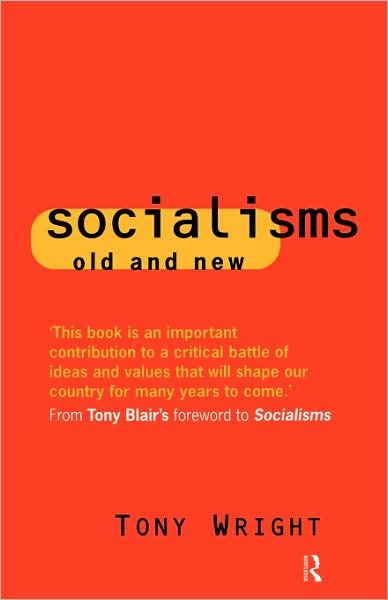 Cover for Tony Wright · Socialisms: Old and New (Paperback Book) (1996)