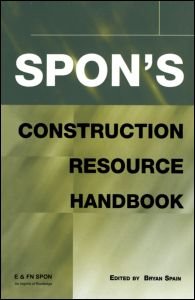 Bryan Spain · Spon's Construction Resource Handbook - Spon's Price Books (Gebundenes Buch) (1998)