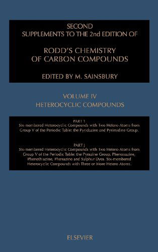 Cover for Ernest H Sainsbury · Heterocyclic Compounds - Second Supplements to the 2nd Edition of Rodd's Chemistry of Carbon Compounds (Hardcover Book) (2000)