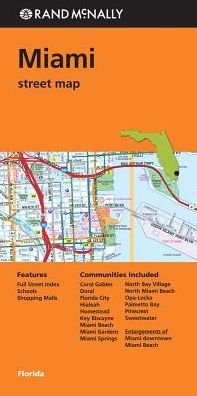Cover for Rand McNally · Folded Map Miami Street Map (Landkarten) (2014)